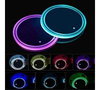 Luces Posavasos Coche para Alfa Romeo Tonale Plug-in Hybrid Q4 2025, LED Recargables USB Posavasos Luminosos Sensor Inteligente, Cambio de Color