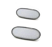Luces Posición Laterales Coche Repetidora Lateral Señal Giro Lámpara Panel Para Volkswagen Para Crafter(Clear shell 2Pcs)