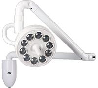 Luces quirúrgicas examen Lámpara Fría Sin Sombras For Examen Quirúrgico Dental Montada En La Pared De 30W, Rotación De 360° For Ginecología, Pacientes Ambulatorios, Estomatología, Otorrinolaringología