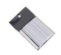 Luces reflectantes para radios para bicicletas, paquete de 12 para una mejor visibilidad durante los paseos nocturnos (plata)