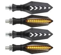 Luces Señal Giro Compatible con Para YZF-R1 Para YZF-R3 Para YZF-R6 Para YZF-R15 Para YZF-R25 Para YZF-R125 Accesorios para luces indicadoras de señal de motocicleta(White,4piece)