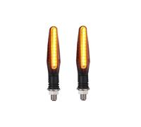 Luces señal Giro LED Luces Intermitentes para Motocicleta Relé Incorporado Intermitente LED para Motocicleta 12V 10mm Indicador De Giro Universal