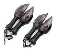 Luces Señal Giro para Kaw&asaki Z900 Z125 Z750 Z650 Z300 Z400 Z800 Z1000 Indicadores De Giro De Motocicleta Luz De Señales De Giro De Motocicleta Intermitentes para Motocicleta(4PCS Light Smoke)