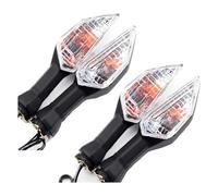 Luces Señal Giro para Kaw&asaki Z900 Z125 Z750 Z650 Z300 Z400 Z800 Z1000 Indicadores De Giro De Motocicleta Luz De Señales De Giro De Motocicleta Intermitentes para Motocicleta(4PCS Light Clear)