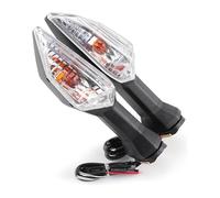 Luces Señal Giro para Kaw&asaki Z900 Z125 Z750 Z650 Z300 Z400 Z800 Z1000 Indicadores De Giro De Motocicleta Luz De Señales De Giro De Motocicleta Intermitentes para Motocicleta(2PCS Light Clear)