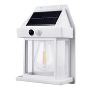 Luces solares al aire libre - Sensor de movimiento Linternas LED | Diseño impermeable de ahorro de energía, modos de iluminación ajustables para la iluminación del curso del patio del porche