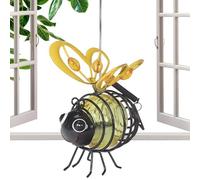 Luces solares de abejas al aire libre - Metal LED 5.5in colgante linterna decoración | Bee Garden Solar Lights With Waterproof Design, iluminación de la carretera, decoración de patio | de