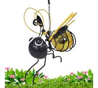 Luces solares de abejas, para exteriores, guirnalda impermeable de abejorros, solar, jardín, decoración impermeable y ligera, para exterior, balcón, césped, patio, de Pascua