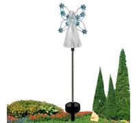Luces solares de estaca para jardín,Pray Solar Angel Lights Jardín al aire libre a prueba de agua con 7 LED | Luces solares de ángel para cementerio, pasarela, regalo de simpatía