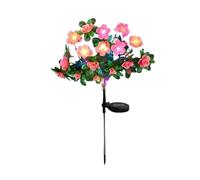 Luces solares de flores de azalea | Luz de de flores - Luces de flores impermeables, solares para decoración de jardín exterior, decoración de jardín alimentada