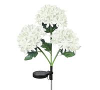 Luces solares de hortensias | Luces solares de flores para jardín al aire libre | Luz colorida de hortensias para patio, , césped, decoración de patio y uso diario al aire libre