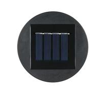 Luces solares de repuesto con panel solar superior, tapa de farol para exteriores, piezas superiores de repuesto para faroles que iluminan tu jardín o patio