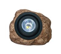 Luces solares de roca, luces solares de roca para jardín al aire libre, solar LED para exteriores, Iluminación puntual para iluminación paisajística, luz cálida decorativa de piedra de jardín