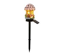 Luces Solares De Seta - Lámpara LED Con Resina Encendido/Apagado Automático | Luces Decorativas Solares Estaca Jardín | Para Jardín, Césped, Pasarela, Entrada Para Coches, Patio, Balcón, Patio Trasero