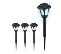 Luces solares frías set Farolillos caminos Lámparas exterior Decoración jardín