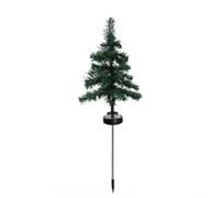 Luces solares para árbol de Navidad, 75 cm, impermeables, decoración de Navidad al aire libre, iluminación solar de bajo consumo para jardín, patio, exhibición de vacaciones (árbol de Navidad de 75 cm