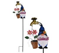 Luces solares para exteriores - de jardín con luces solares, grifo para iluminación de paisaje LED impermeable decoración brillante para pasarela del patio de Navidad Inver