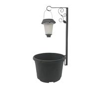 Luces solares para macetas al aire libre, decoración impermeable, suave y cálida, macetas con luces solares, para jardín, puerta trasera, patio, parque, césped, balcón, patio, , porche delantero
