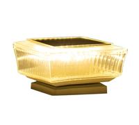 Luces solares para postes de valla, luces de cubierta alimentadas por energía solar, impermeables, lámpara de bajo consumo para patio, balcón, entrada, piscina, puerta, terraza, camino, valla, poste