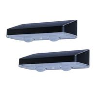 Luces Solares para Valla Exterior - LED 3 Niveles de Iluminación,Iluminación Decorativa Para Valla De Jardín,para Paisajismo Exterior, Escalón, Jardín, Patio, Sendero, Patio Trasero, Terraza, Barandil