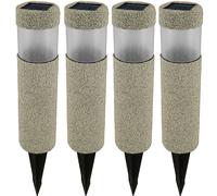 Luces solares, x4, óptica de piedra, 285cm