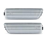 Luces Trasera Espejo Indicadoras 2 Luces LED De Posición Laterales Para Parachoques Delantero, Para VW, Jetta, GTI/R32, GOLF MK4 1999-2003 2004 2005 Luces De Giro Izquierda Derecha.(Clear lens)