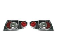 Luces Traseras Claras Negras Para Ford Escort 1995-99 Hatchback De 3 Puertas Par