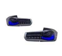 Luces Traseras Coche Compatible Con BMW Para F35 2013-2018 Flujo Freno Parpadeo Agua Instalación Sencilla Luces Traseras Marcha Atrás Luces Traseras Coche Luz Trasera Conjunto(Blue)