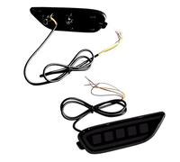 Luces Traseras Coche Compatible Con Chevrolet Para Captiva 2008-2014 Luz Trasera Con Intermitente Luces Señalización Luces Marcha Atrás Luz Coche 2 Unidades Parachoques Luz Freno(Smoke)