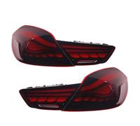 Luces traseras coche Par de luces traseras LED para BMW 640i 650i Serie 6 F06 F12 F13 2010-2017(4PCS Red)
