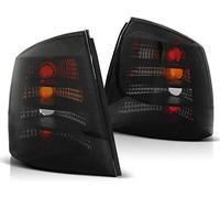 Luces traseras compatibles con Opel Astra G 1997 1998 1999 2000 2001 2002 2003 2004 Hatchback 3 Puertas 5 Puertas GV-1929 Luz trasera de montaje de 1 par lado conductor y pasajero juego completo humo