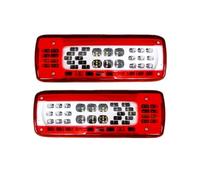 Luces traseras de 24V para Volvo, luces camión FH 460 FMX 500 para, parada para giro y freno inverso, luz trasera señal, 2 uds(1Pair With buzzer)