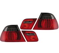 Luces Traseras De Cola Para BMW E46 Sedán 2001-2005 Rojo-Negro Cristal
