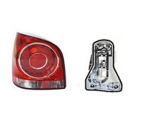 Luces Traseras De Freno Piloto Trasero Para VW Para Polo Hatchback 2006-2010 Conjunto De Luz Trasera Y Portalámparas Sin Bombillas Piloto Trasero Luces Traseras(Izquierda 4)