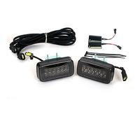 Luces traseras dinámicas Luz Antiniebla Trasera Con Luz De Marcha Atrás Para Mercedes Para Benz W463 G Clase G500 G550 G63 G55 1986-2018 Funciones(Smoked)
