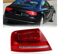 Luces traseras LED compatibles con Audi A8 D4 2010-2013, Conjunto de Luces para Accesorios Audi, Exteriores izquierdas, traseras, Freno y señal Giro(Left-Outside)