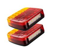 Luces traseras Luces De Remolque Sumergibles De 26LED, Luces De Señal De Giro Traseras, Placa De Matrícula para Remolque De Barco, Camión, Actualización
