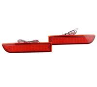Luces Traseras Luz antiniebla del Parachoques Trasero del Freno de estacionamiento, lámpara para Toyota para RAV4, 2 uds., luz Trasera con Lente de Humo Rojo Lámparas incandescentes(2pcs Red Lens)