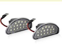Luces Traseras Matrícula para Toyota para Aygo para MK I 2005-2011 2012 2013 2014 2 Piezas Luz Matrícula Coche LED Lámpara Señal Blanca Reemplaza El Número OEM 81270-0H010 Luz Placa Auto