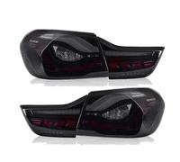 Luces Traseras Para BMW F32 F36 425i Para M4 Para GTS 4 Piezas Luces Traseras LED Luz Trasera Antiniebla Trasera Freno Intermitente Faro Trasero(Smoke)