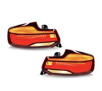 Luces traseras Torvex, LCI Look LED Conjunto de Luces traseras Lentes Transparentes compatibles con Serie 2 F22 F23 M2 F87 M2C 2014-2021 (Roja)