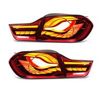 Luces traseras Torvex, Luces traseras LED Estilo GTS OLED, señal de Giro secuencial, compatibles con Serie 4 F32 F33 F36 F82 F83 M4 (Roja)