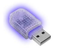 Luces USB para coche,Luz ambiental automática - Las luces USB añaden una conversión automática de diseño de grupo romántico y un sensor de voz para el coche, el ordenador y el