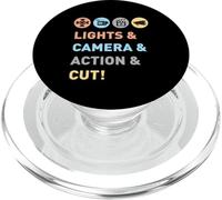 Luces Y Cámara Y Acción Corte Película Programas De TV Películas Amante PopSockets PopGrip para MagSafe