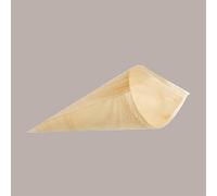 Lucgel Cono pequeño de hoja de palma para finger food fritos 8,5 H12,5 cm - 100 unidades -
