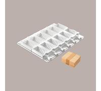 Lucgel Juego de 2 moldes Gel04 Tango con 50 varillas de madera para palo de helado Dm45H92 mm