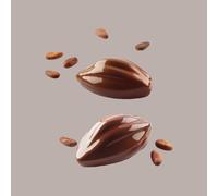 Lucgel Molde de silicona 3D para fruta realista, haba de cacao, 102 x 57 x 42 mm