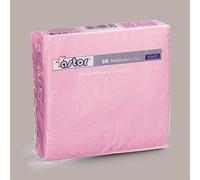 Lucgel Srl 4x50 servilletas de papel de guata rosa (33x33)