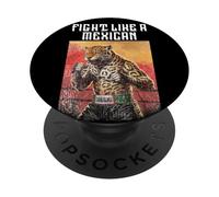 Lucha como un Jaguar Mexicano - Boxeo PopSockets PopGrip Adhesivo