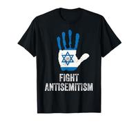Lucha contra el antisemitismo Detener el odio Orgullo judío Hombres Mujeres Niños Camiseta